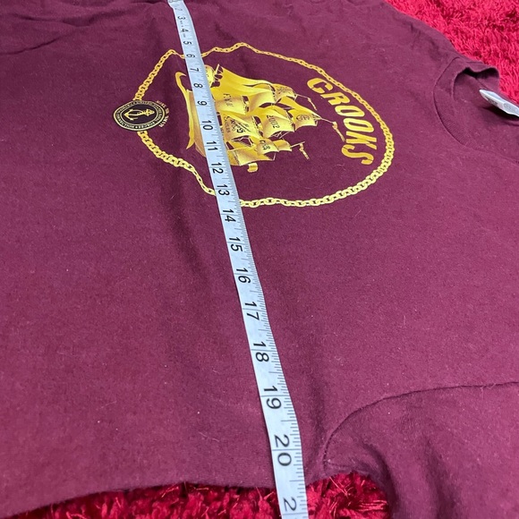 Crooks and Castles Skateboard Shirt Maroon Large - Picture 5 of 6
